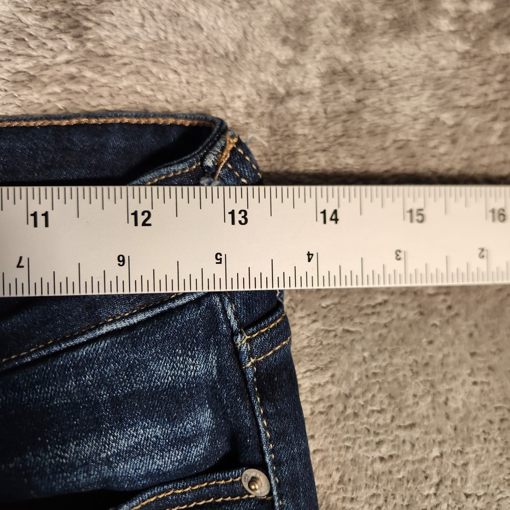 Lucky Brand Lolita Skinny Jeans Womens 2/26 Blue Excellent Low Rise Dark Wash - Picture 2 of 15